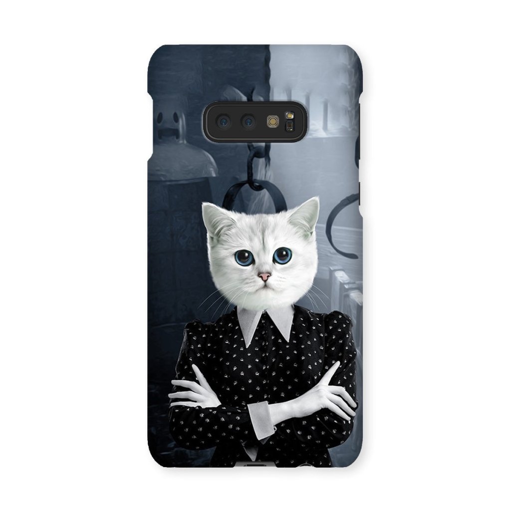 Pet Portraits | Wednesday (Adams Family Inspired): Custom Pet Phone Case | Paw & Glory