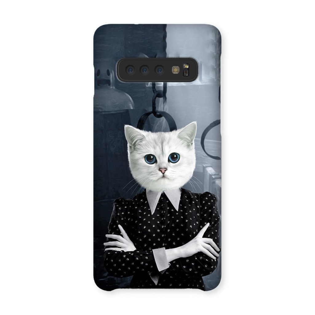 Pet Portraits | Wednesday (Adams Family Inspired): Custom Pet Phone Case | Paw & Glory