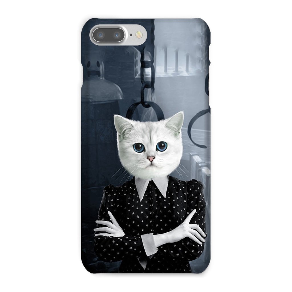 Pet Portraits | Wednesday (Adams Family Inspired): Custom Pet Phone Case | Paw & Glory
