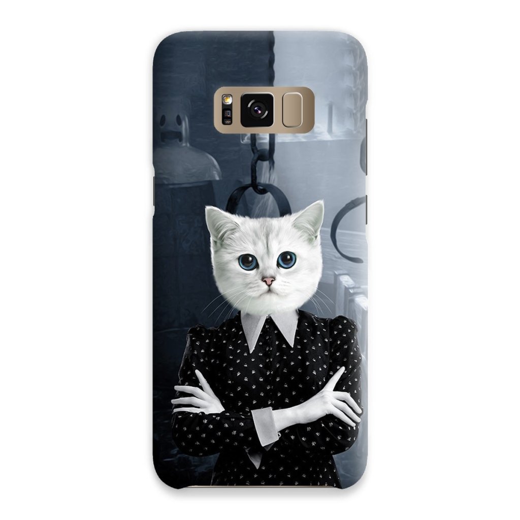 Pet Portraits | Wednesday (Adams Family Inspired): Custom Pet Phone Case | Paw & Glory