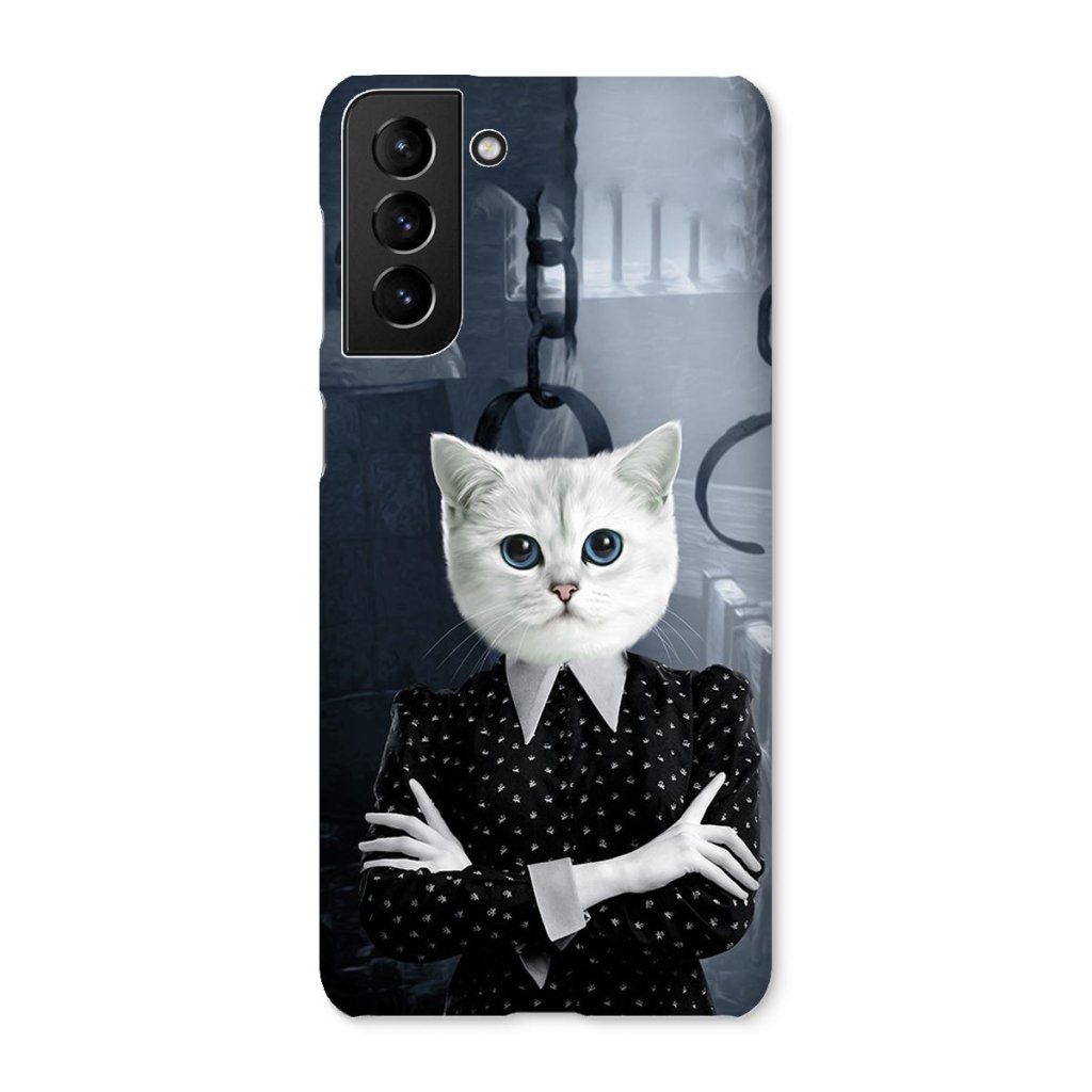 Pet Portraits | Wednesday (Adams Family Inspired): Custom Pet Phone Case | Paw & Glory