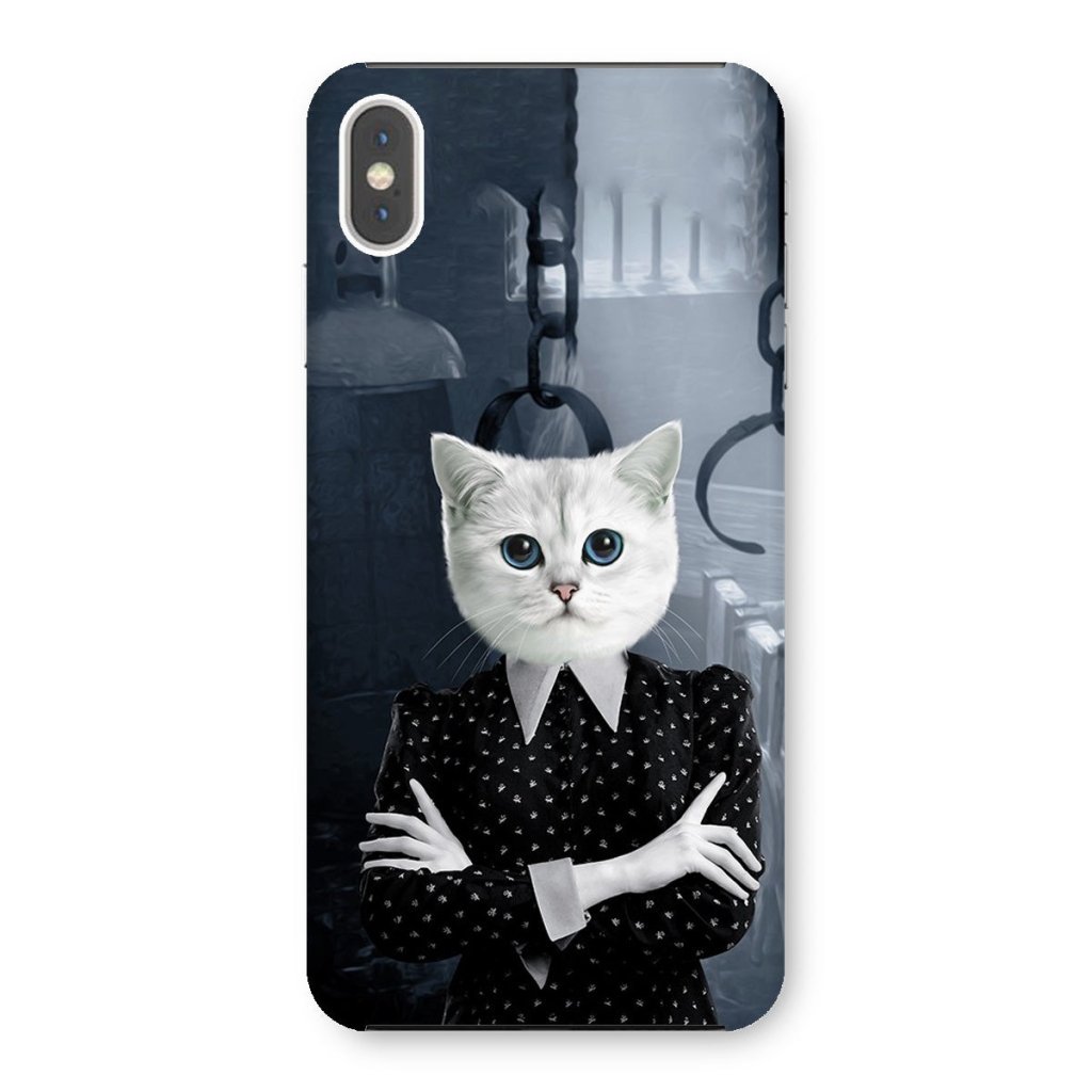 Pet Portraits | Wednesday (Adams Family Inspired): Custom Pet Phone Case | Paw & Glory