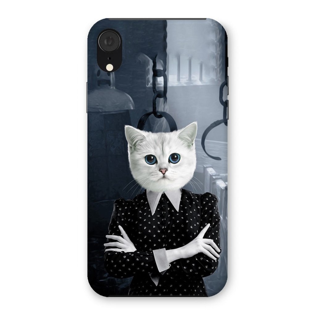 Pet Portraits | Wednesday (Adams Family Inspired): Custom Pet Phone Case | Paw & Glory
