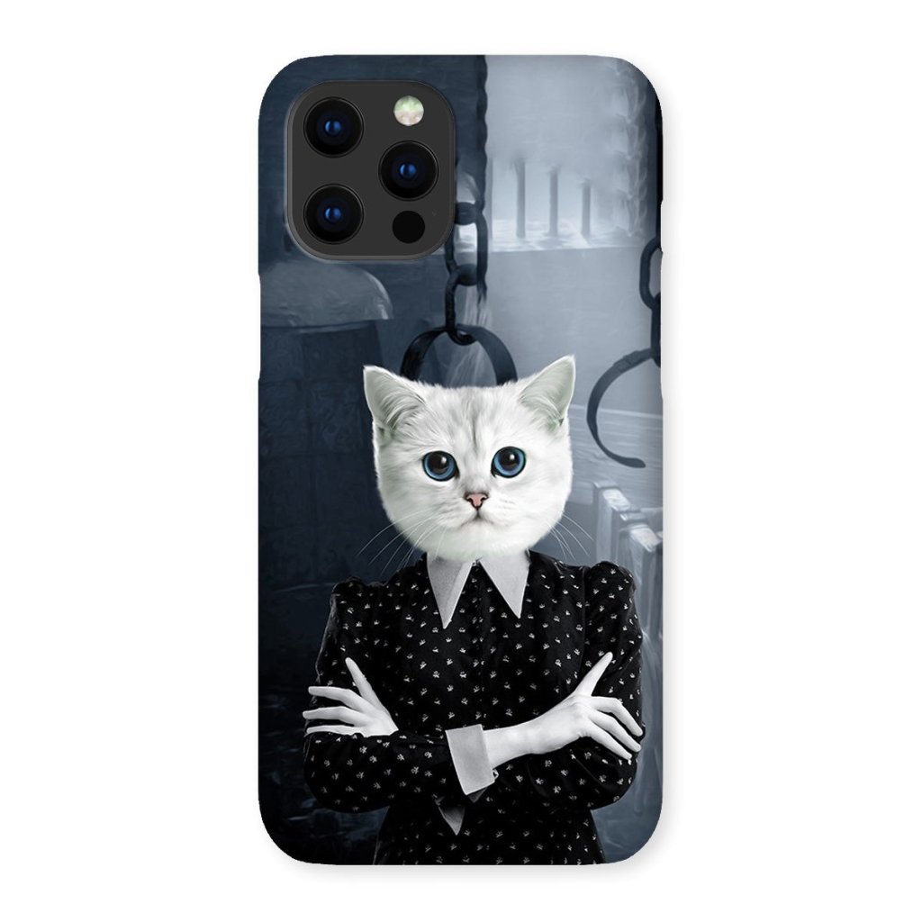 Pet Portraits | Wednesday (Adams Family Inspired): Custom Pet Phone Case | Paw & Glory