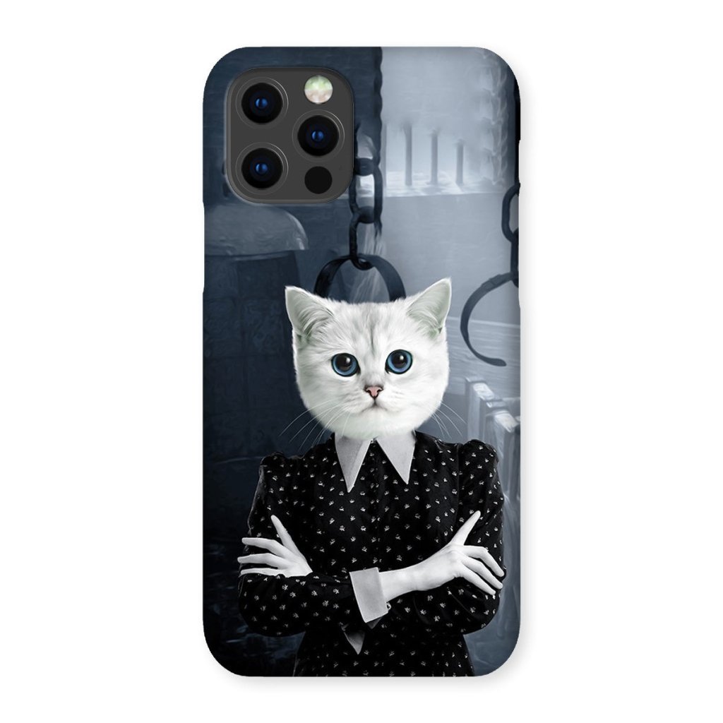 Pet Portraits | Wednesday (Adams Family Inspired): Custom Pet Phone Case | Paw & Glory