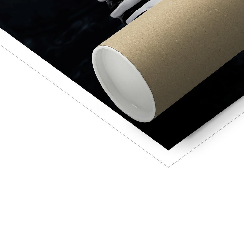 Pet Portraits | Wednesday (Adams Family Inspired): Custom Pet Poster | Paw & Glory