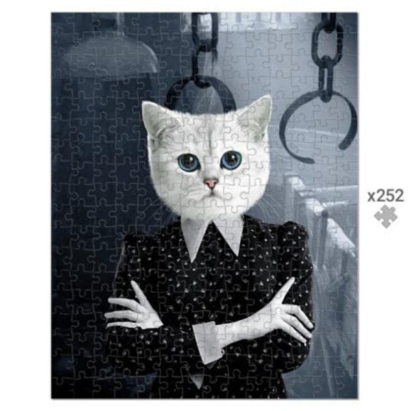 Gothic Girl Custom Pet Puzzle | Pet Lover Gift | Paw & Glory