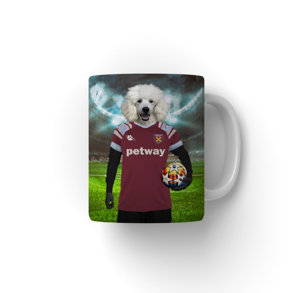 Pet Portraits | West Ham Football Club: Custom Pet Mug | Paw & Glory