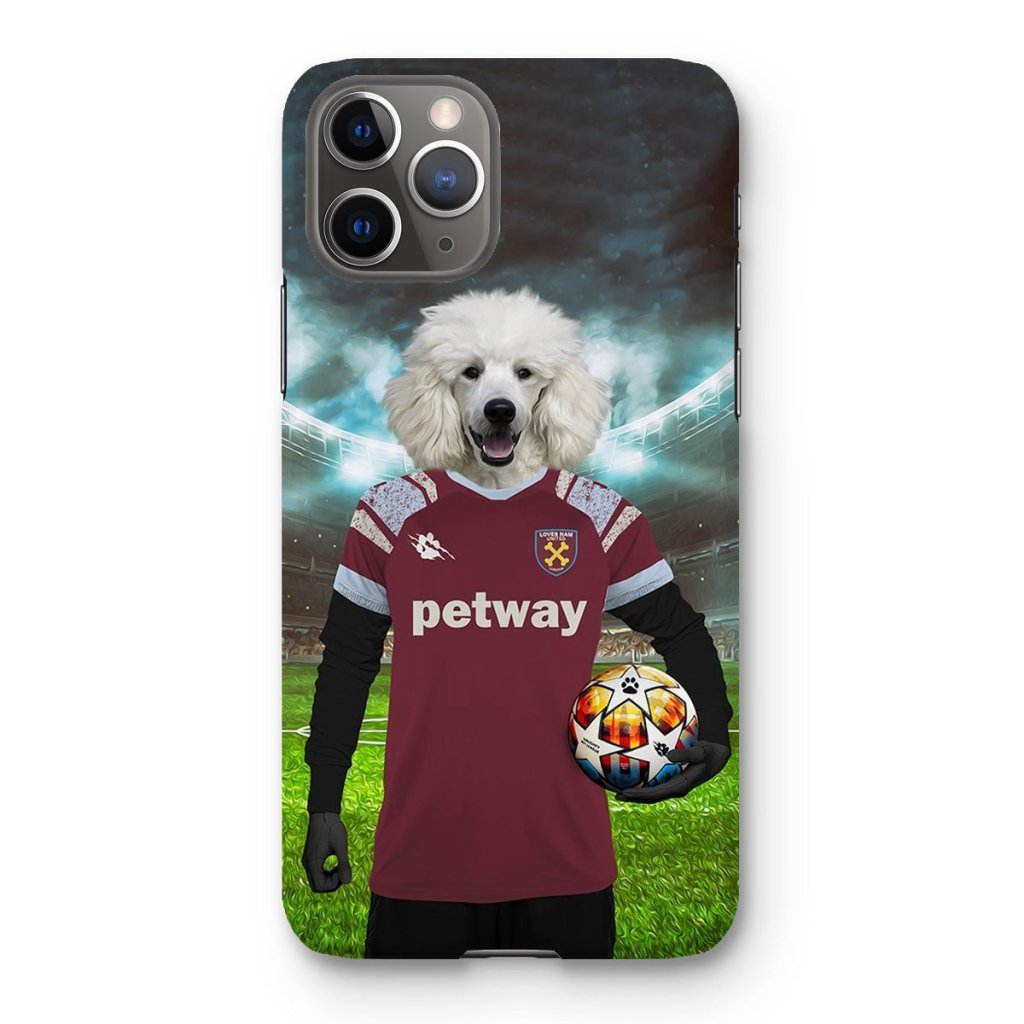 Pet Portraits | West Ham Football Club: Custom Pet Phone Case | Paw & Glory