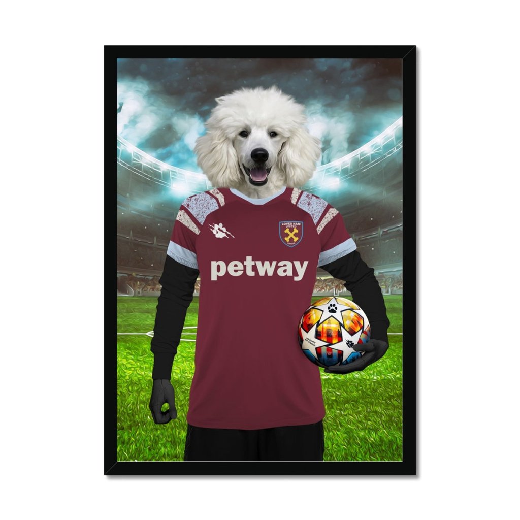 Pet Portraits | West Ham Football Club: Custom Pet Portrait | Paw & Glory