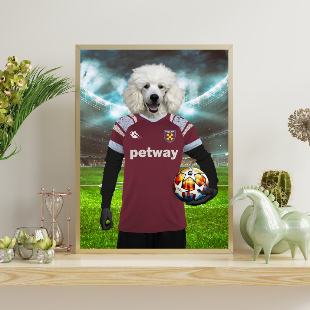 Pet Portraits | West Ham Football Club: Custom Pet Portrait | Paw & Glory