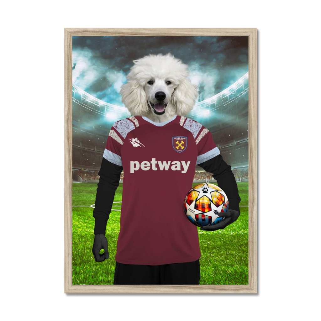 Pet Portraits | West Ham Football Club: Custom Pet Portrait | Paw & Glory