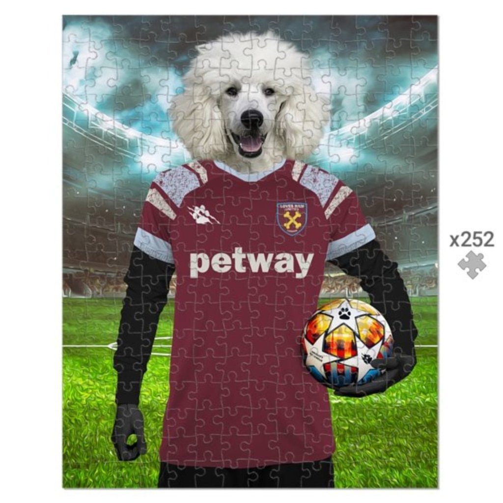 Pet Portraits | West Ham Football Club: Custom Pet Puzzle | Paw & Glory