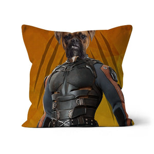 Wolverine: Custom Pet Pillow - Paw & Glory - Dog Portraits - Pet Portraits