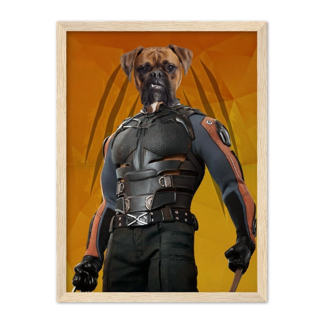 Pet Portraits | Wolverine: Custom Pet Portrait | Paw & Glory