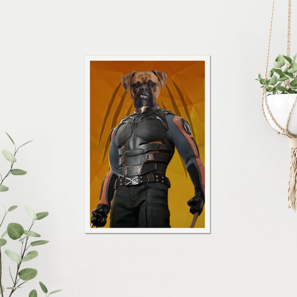 Pet Portraits | Wolverine: Custom Pet Poster | Paw & Glory