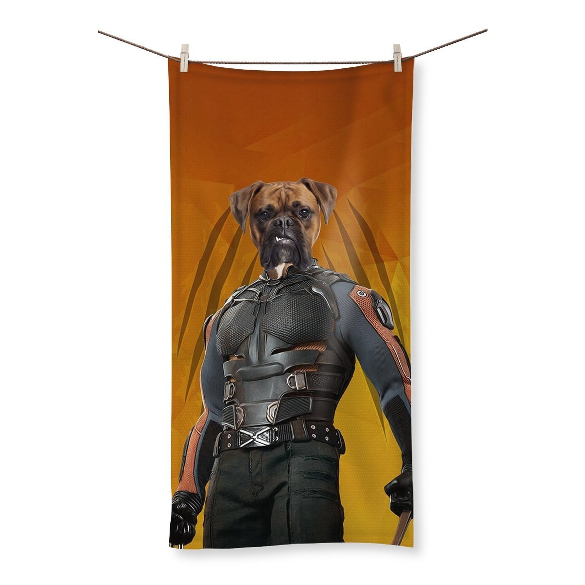 Pet Portraits | Wolverine: Custom Pet Towel | Paw & Glory