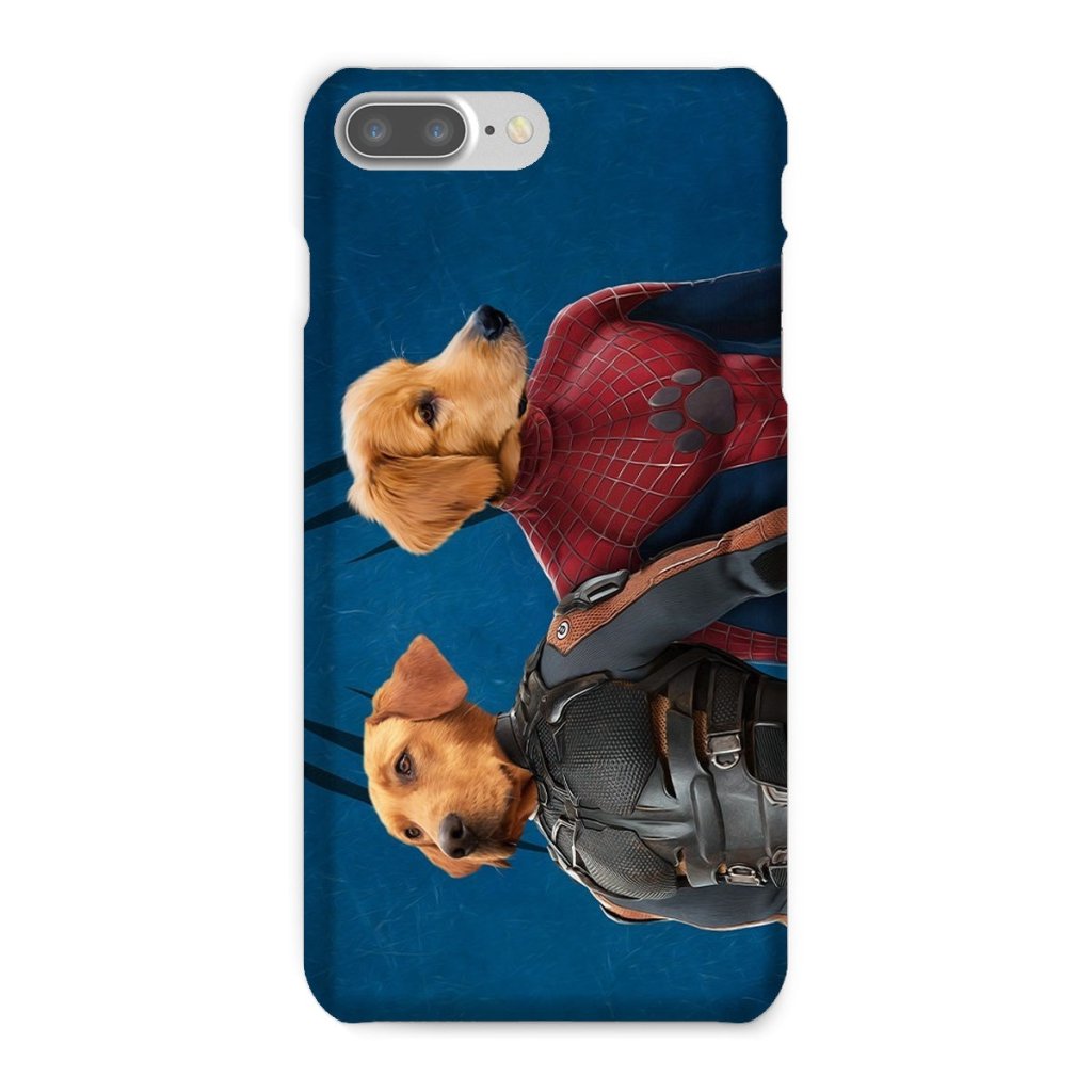 Pet Portraits | Wolverine & Spider Paw: Custom Pet Phone Case | Paw & Glory