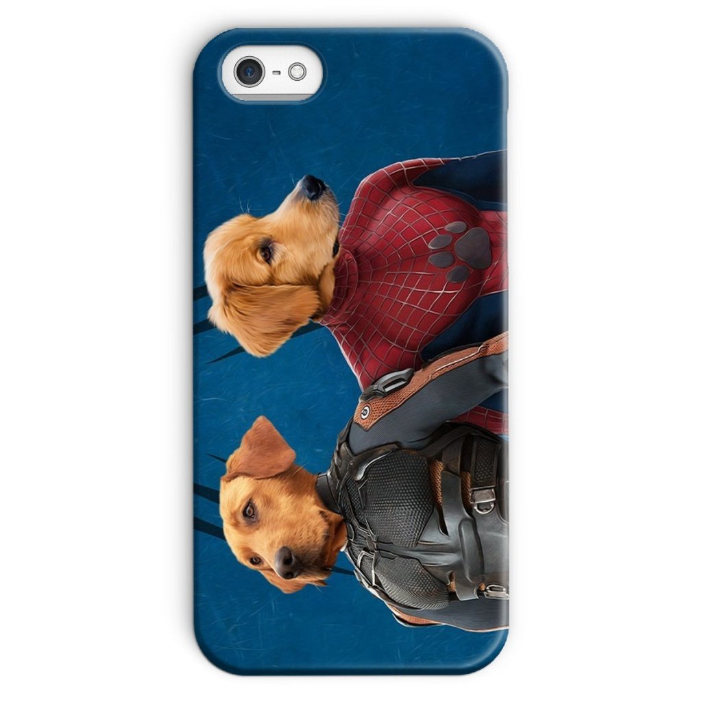Pet Portraits | Wolverine & Spider Paw: Custom Pet Phone Case | Paw & Glory
