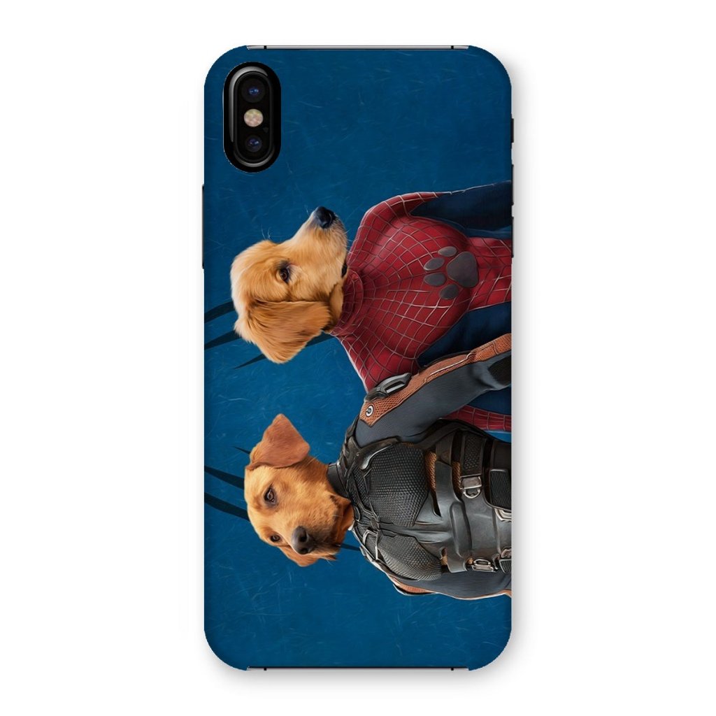 Pet Portraits | Wolverine & Spider Paw: Custom Pet Phone Case | Paw & Glory