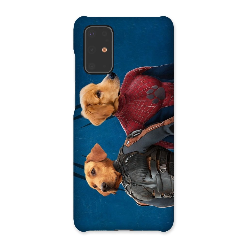 Pet Portraits | Wolverine & Spider Paw: Custom Pet Phone Case | Paw & Glory