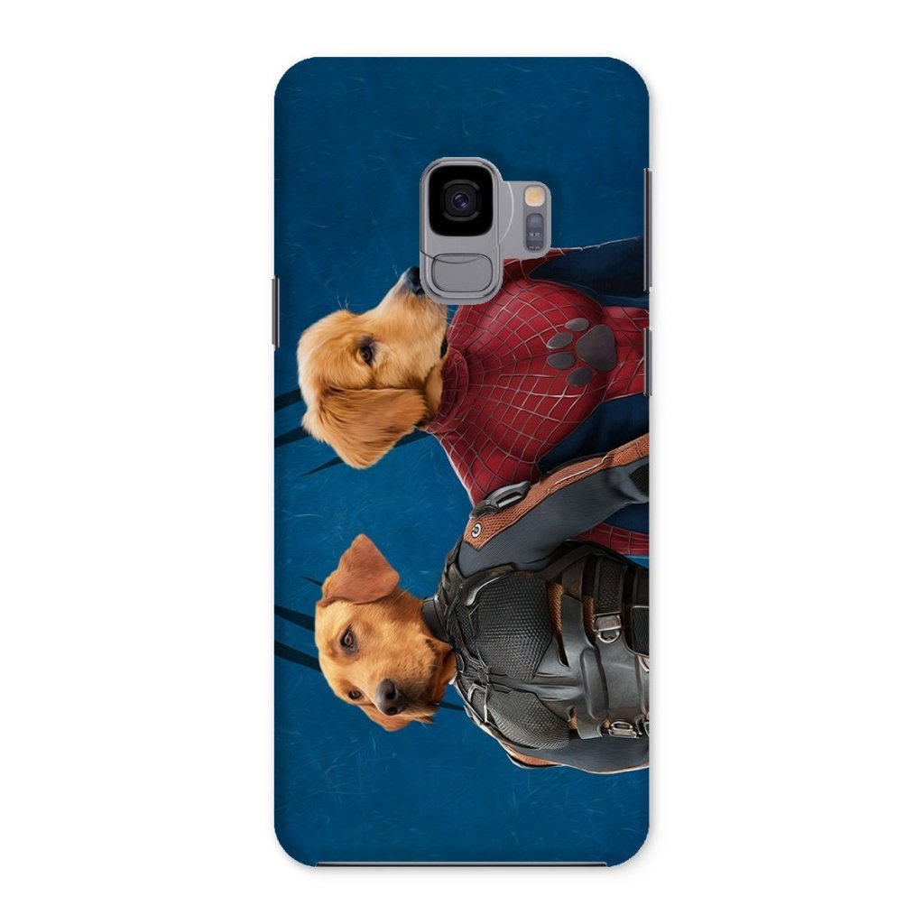 Pet Portraits | Wolverine & Spider Paw: Custom Pet Phone Case | Paw & Glory