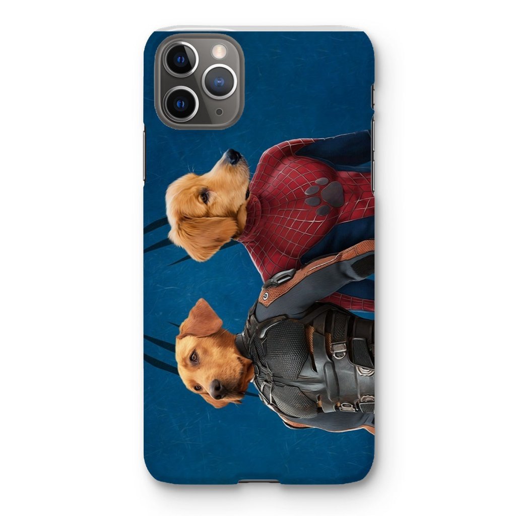 Pet Portraits | Wolverine & Spider Paw: Custom Pet Phone Case | Paw & Glory