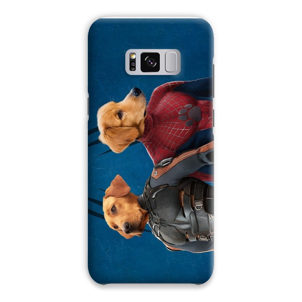 Pet Portraits | Wolverine & Spider Paw: Custom Pet Phone Case | Paw & Glory