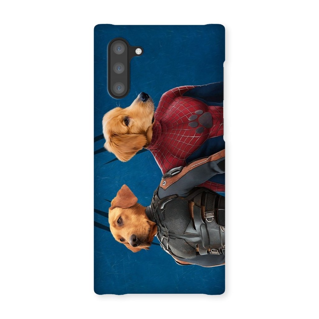 Pet Portraits | Wolverine & Spider Paw: Custom Pet Phone Case | Paw & Glory