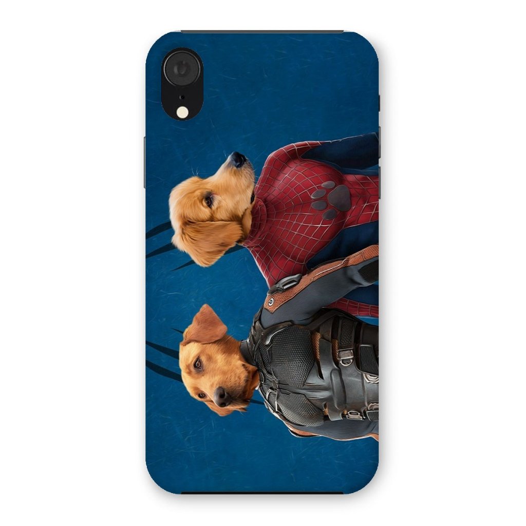Pet Portraits | Wolverine & Spider Paw: Custom Pet Phone Case | Paw & Glory