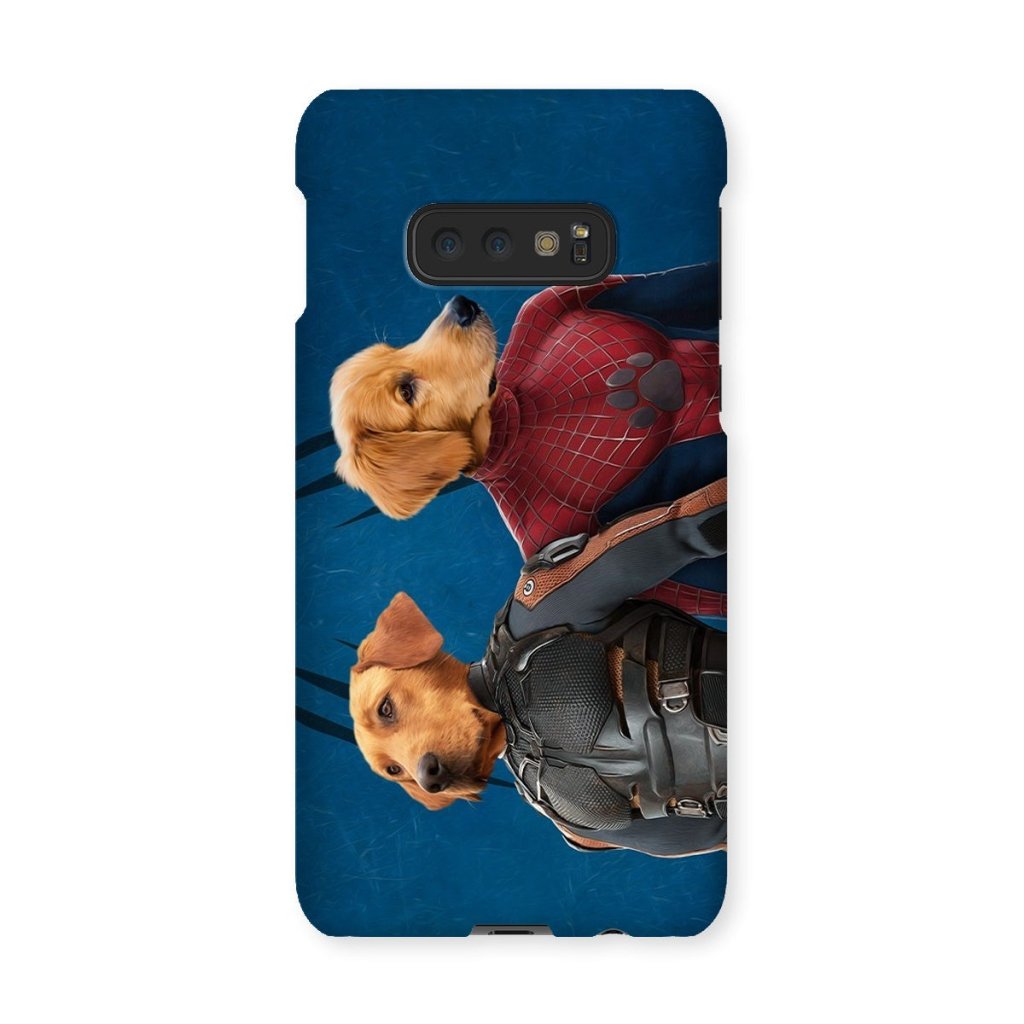 Pet Portraits | Wolverine & Spider Paw: Custom Pet Phone Case | Paw & Glory