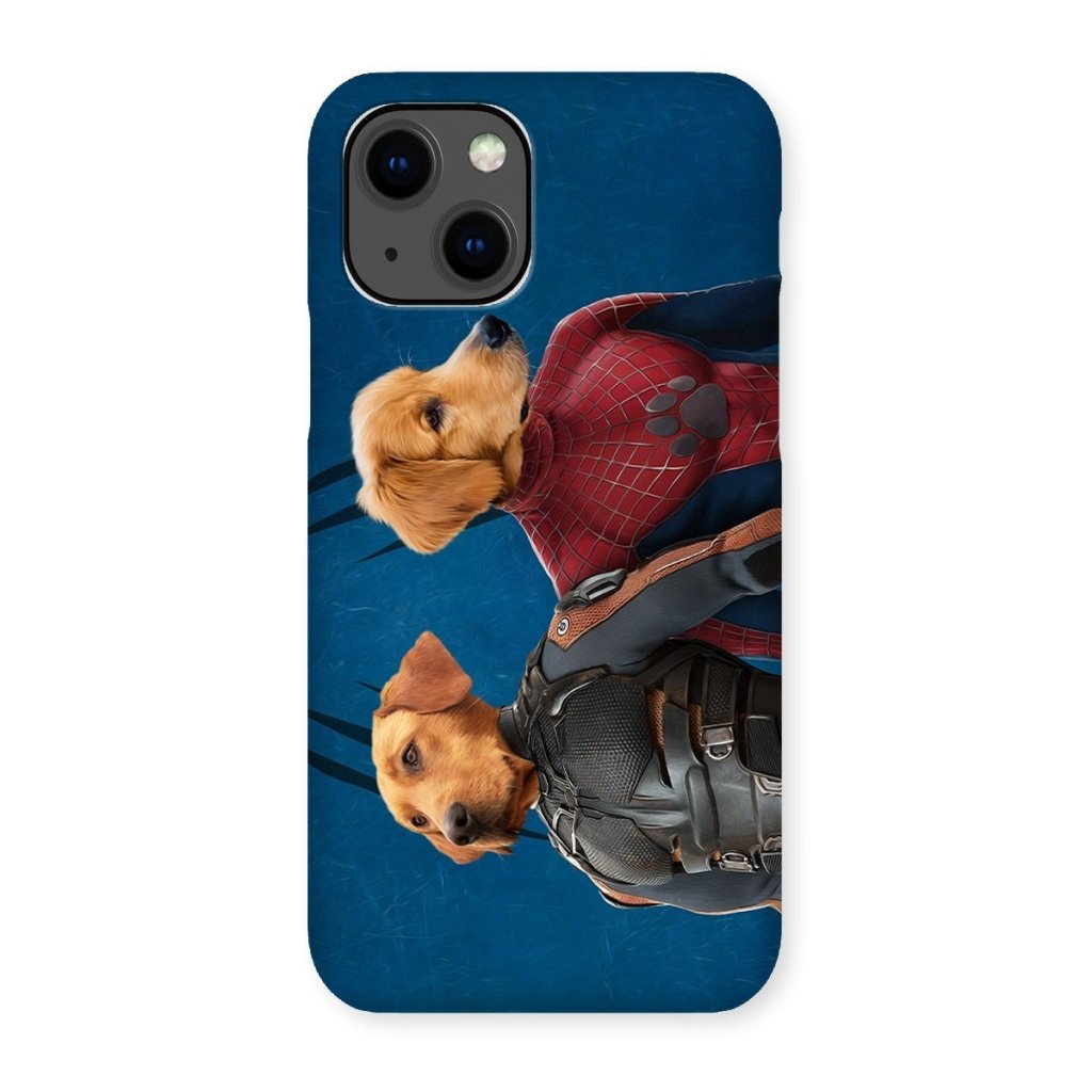 Pet Portraits | Wolverine & Spider Paw: Custom Pet Phone Case | Paw & Glory