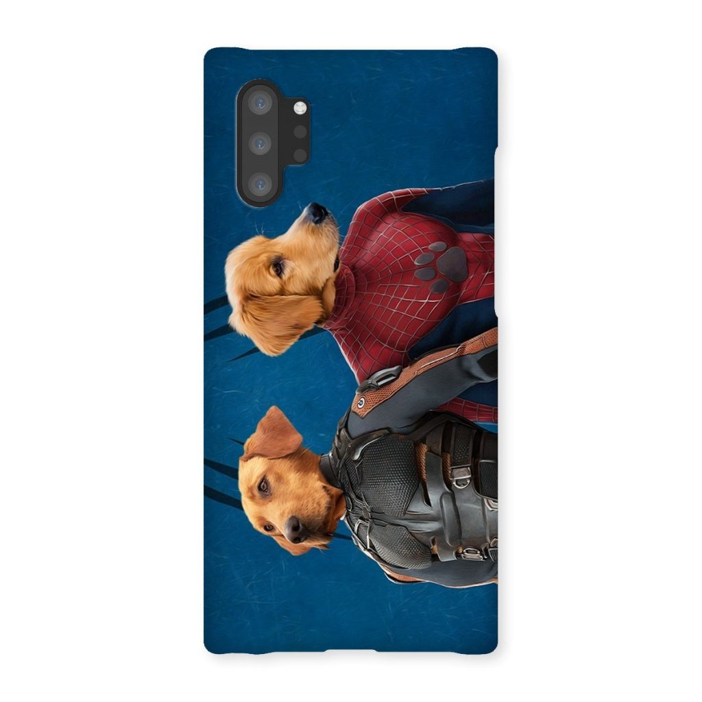 Pet Portraits | Wolverine & Spider Paw: Custom Pet Phone Case | Paw & Glory