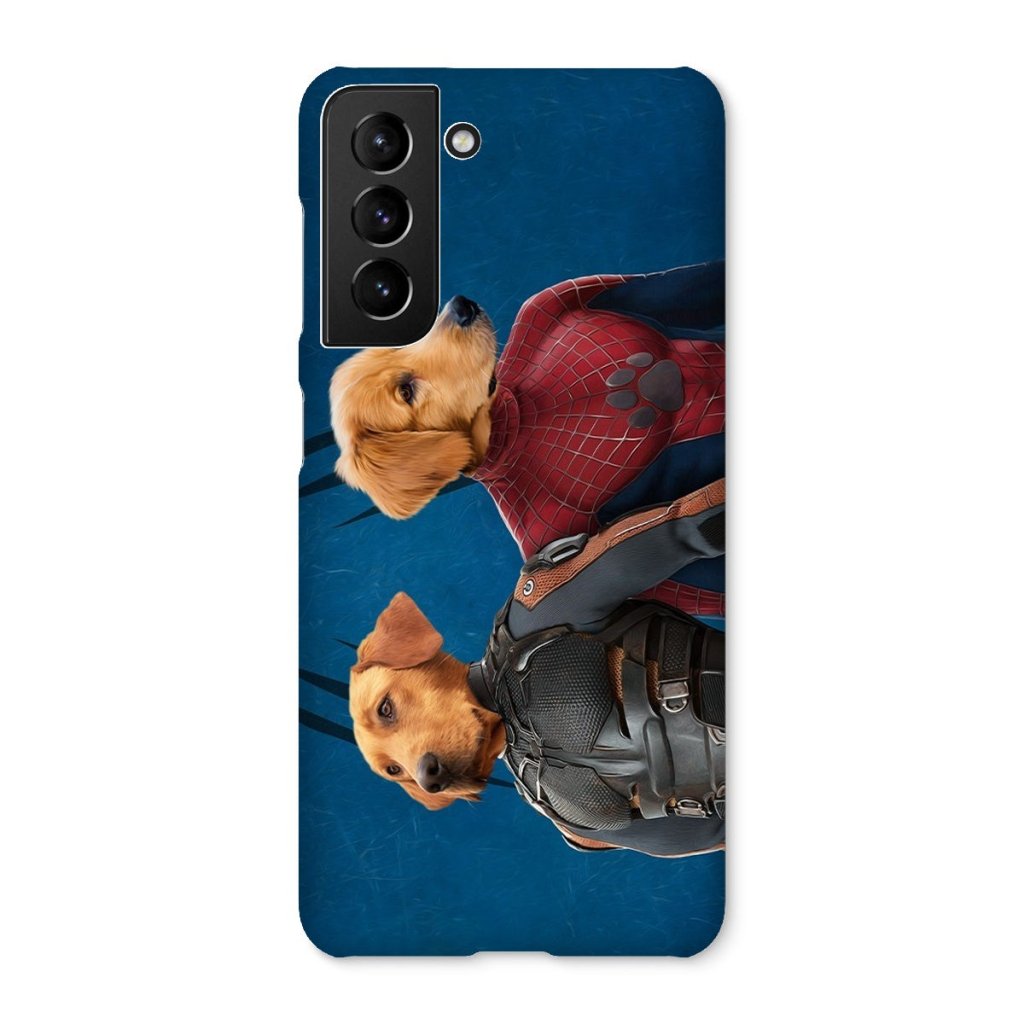 Pet Portraits | Wolverine & Spider Paw: Custom Pet Phone Case | Paw & Glory