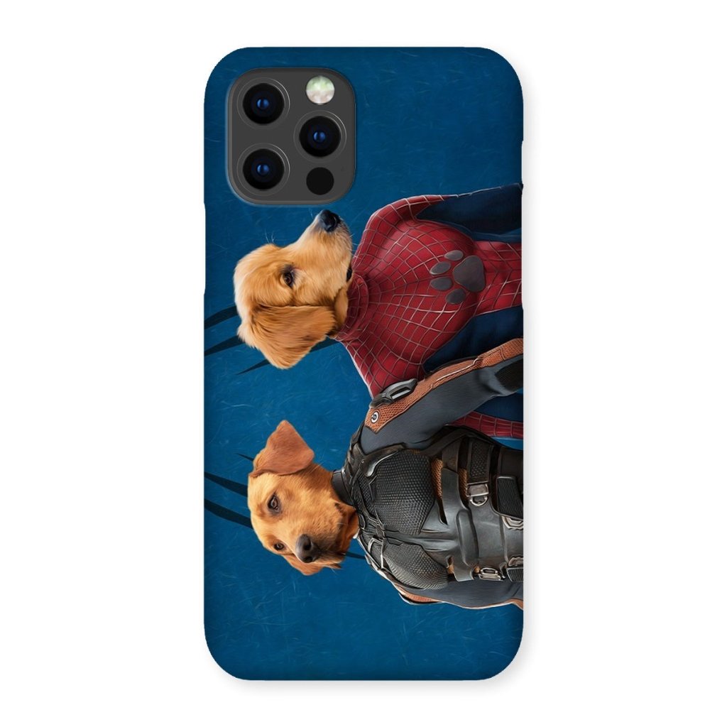 Pet Portraits | Wolverine & Spider Paw: Custom Pet Phone Case | Paw & Glory