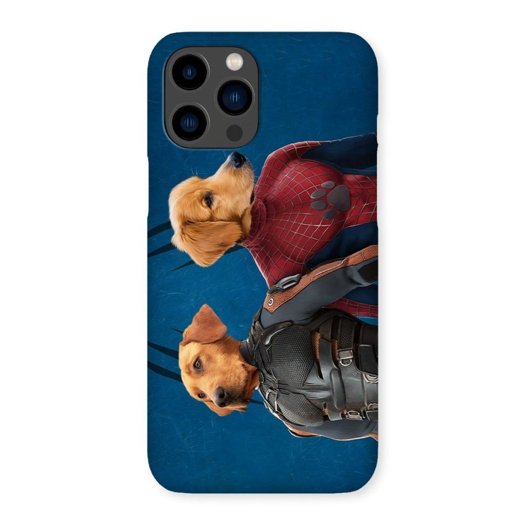 Pet Portraits | Wolverine & Spider Paw: Custom Pet Phone Case | Paw & Glory