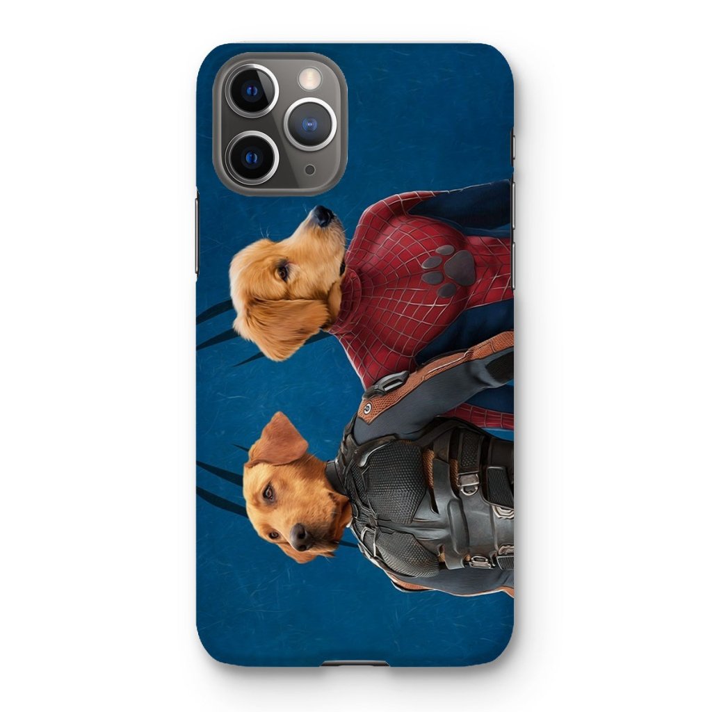 Pet Portraits | Wolverine & Spider Paw: Custom Pet Phone Case | Paw & Glory