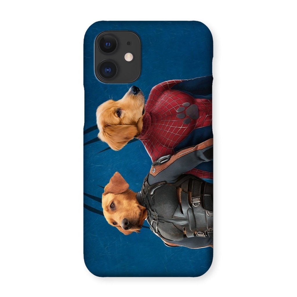 Pet Portraits | Wolverine & Spider Paw: Custom Pet Phone Case | Paw & Glory