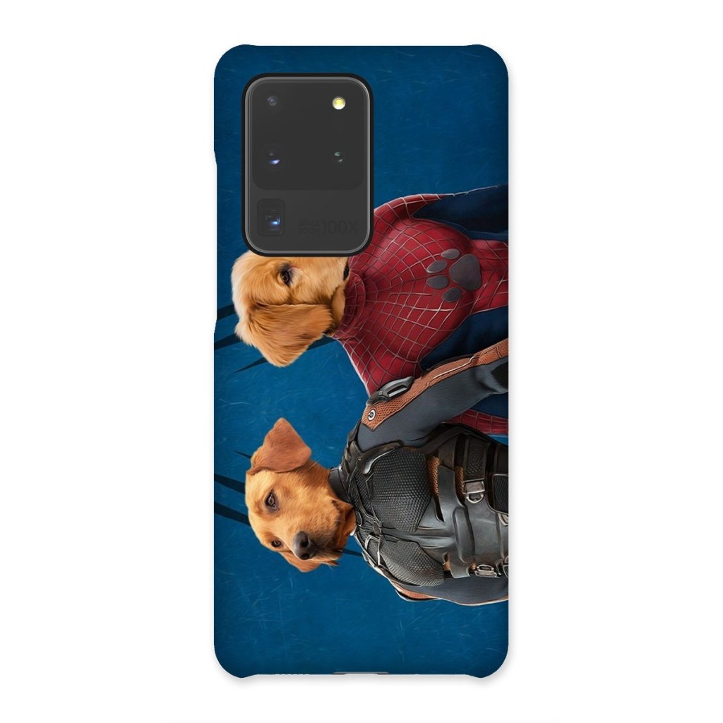 Pet Portraits | Wolverine & Spider Paw: Custom Pet Phone Case | Paw & Glory