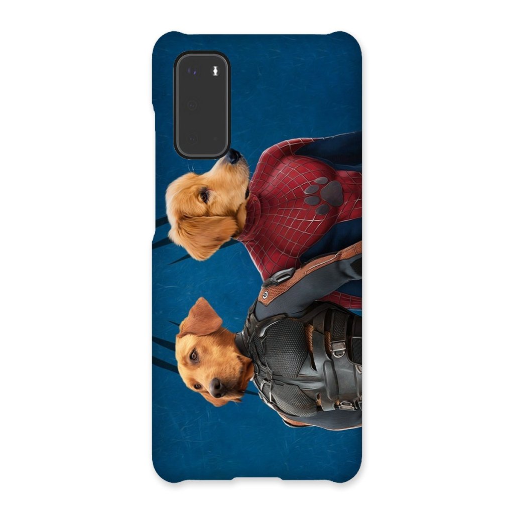 Pet Portraits | Wolverine & Spider Paw: Custom Pet Phone Case | Paw & Glory