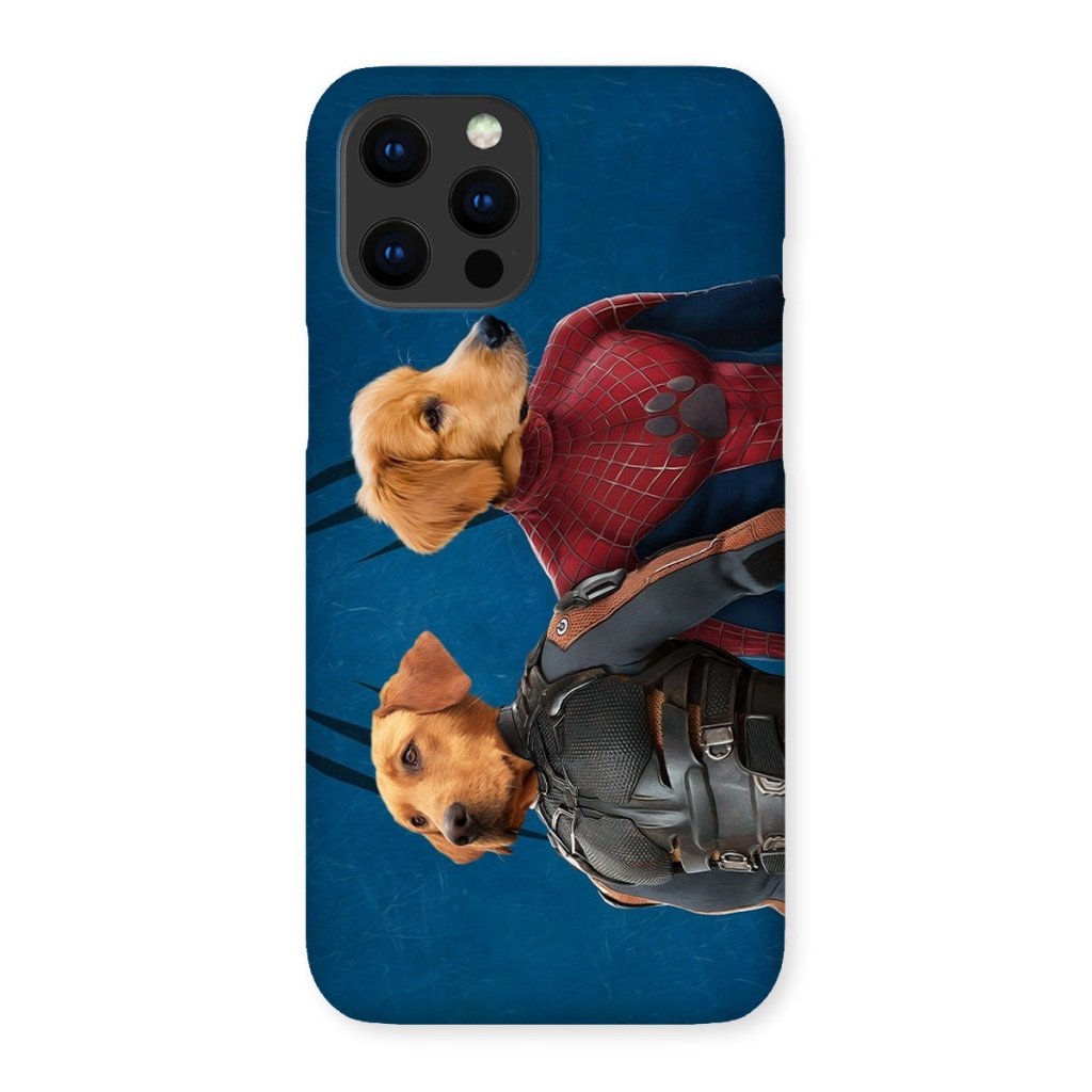 Pet Portraits | Wolverine & Spider Paw: Custom Pet Phone Case | Paw & Glory