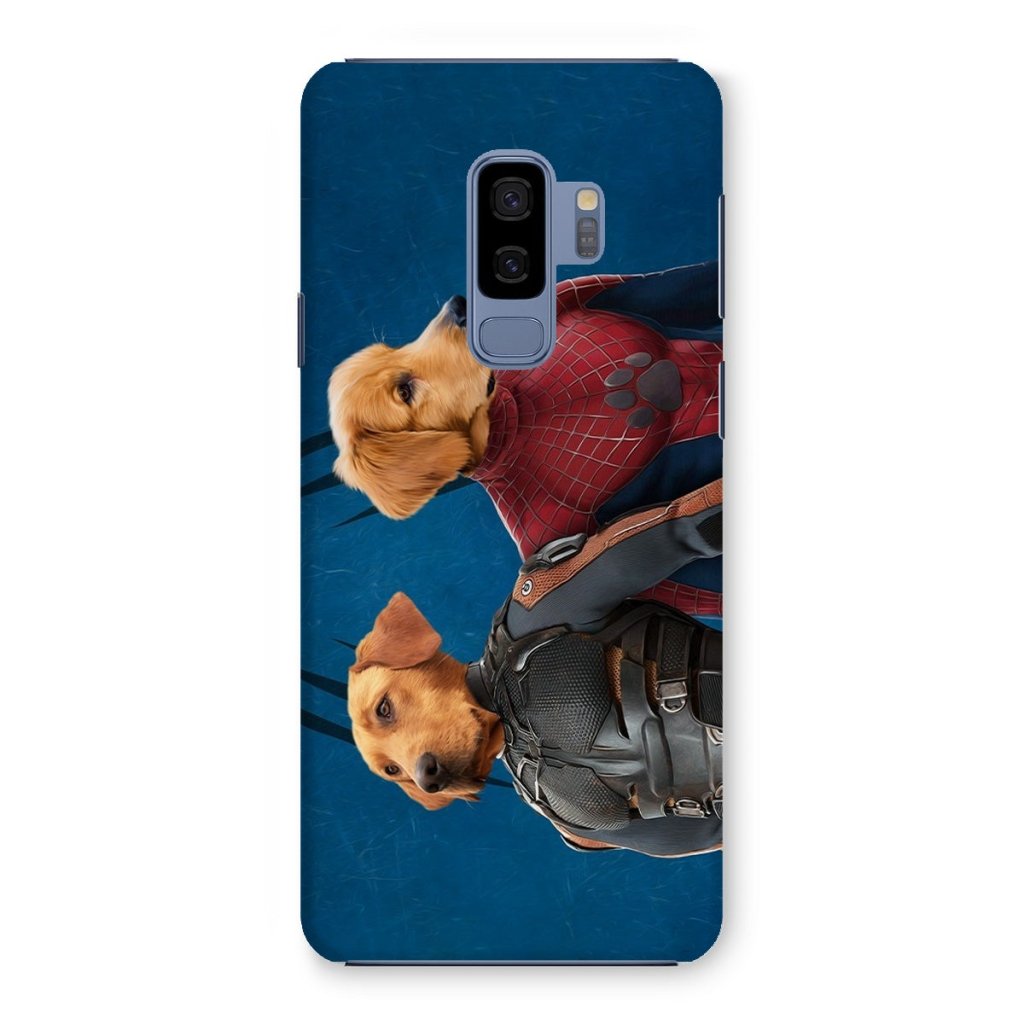 Pet Portraits | Wolverine & Spider Paw: Custom Pet Phone Case | Paw & Glory