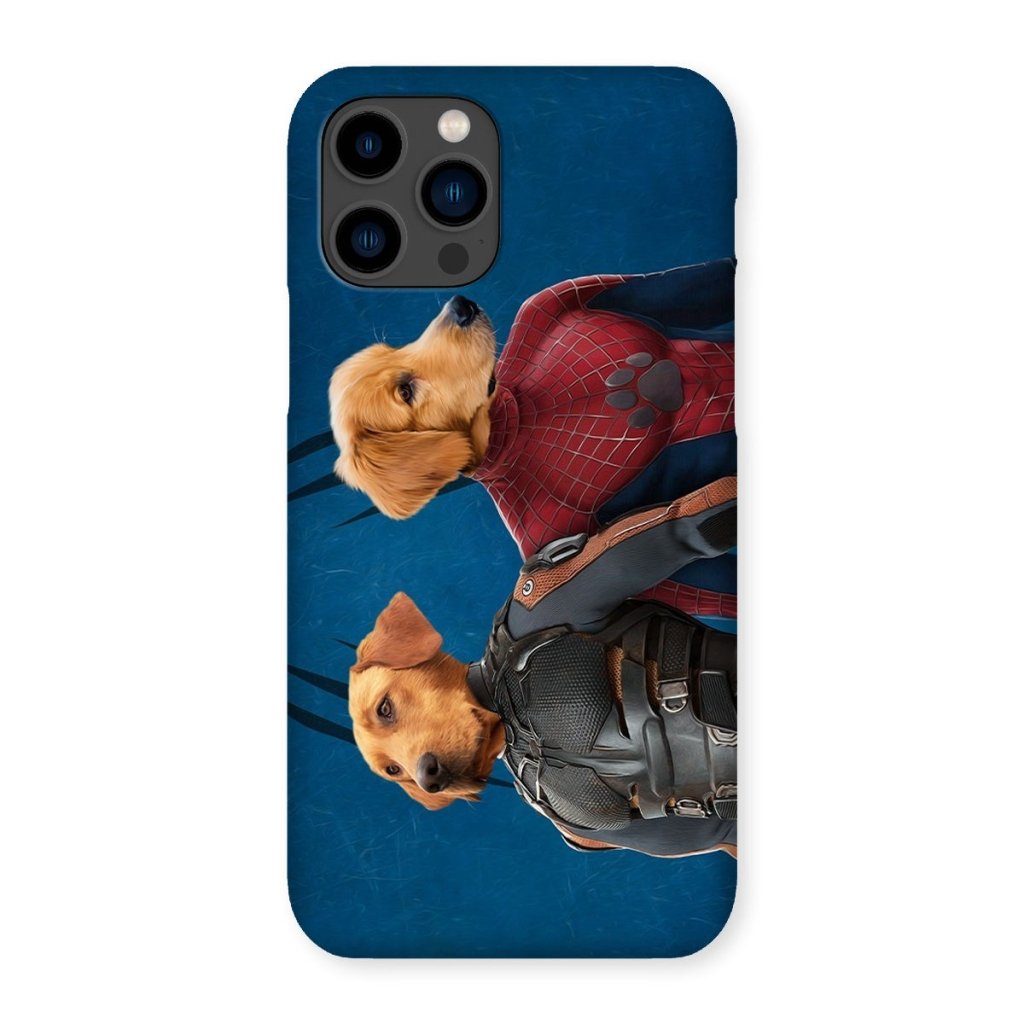 Pet Portraits | Wolverine & Spider Paw: Custom Pet Phone Case | Paw & Glory