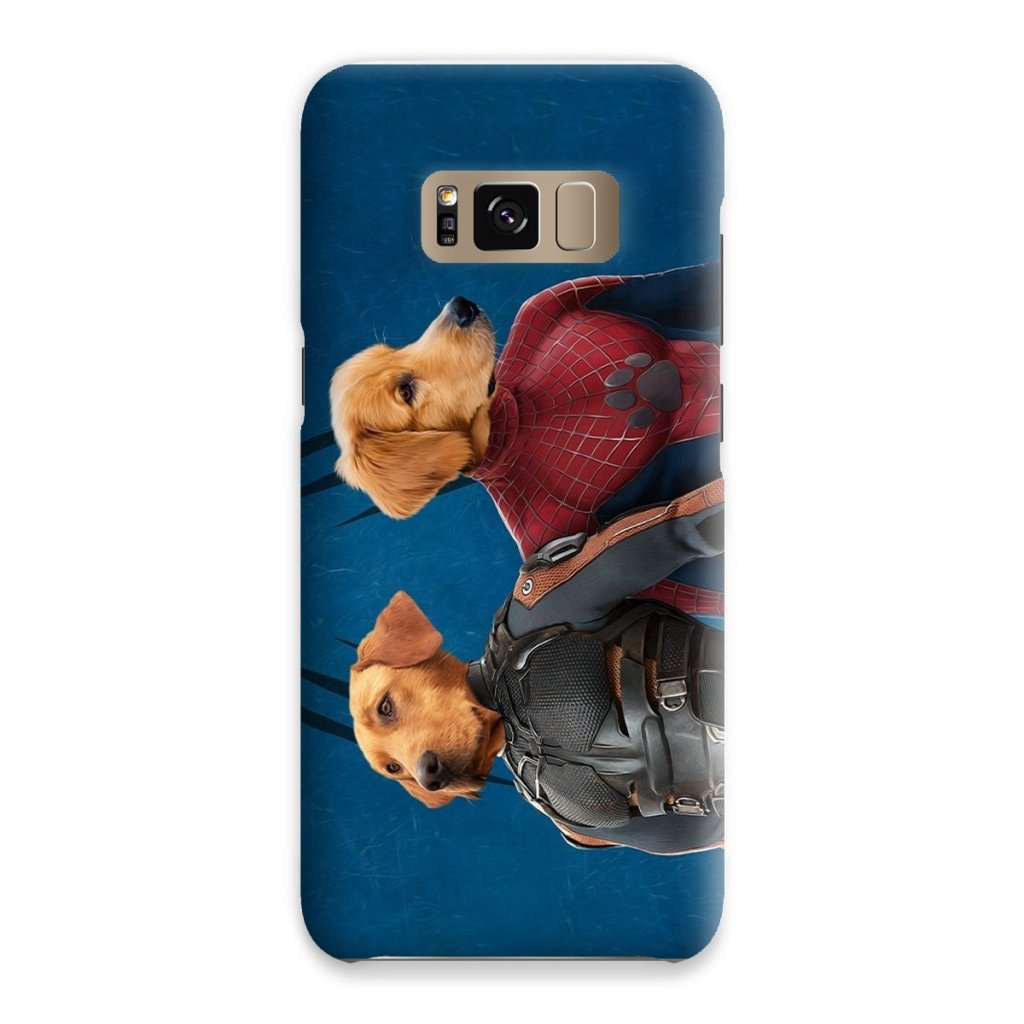 Pet Portraits | Wolverine & Spider Paw: Custom Pet Phone Case | Paw & Glory