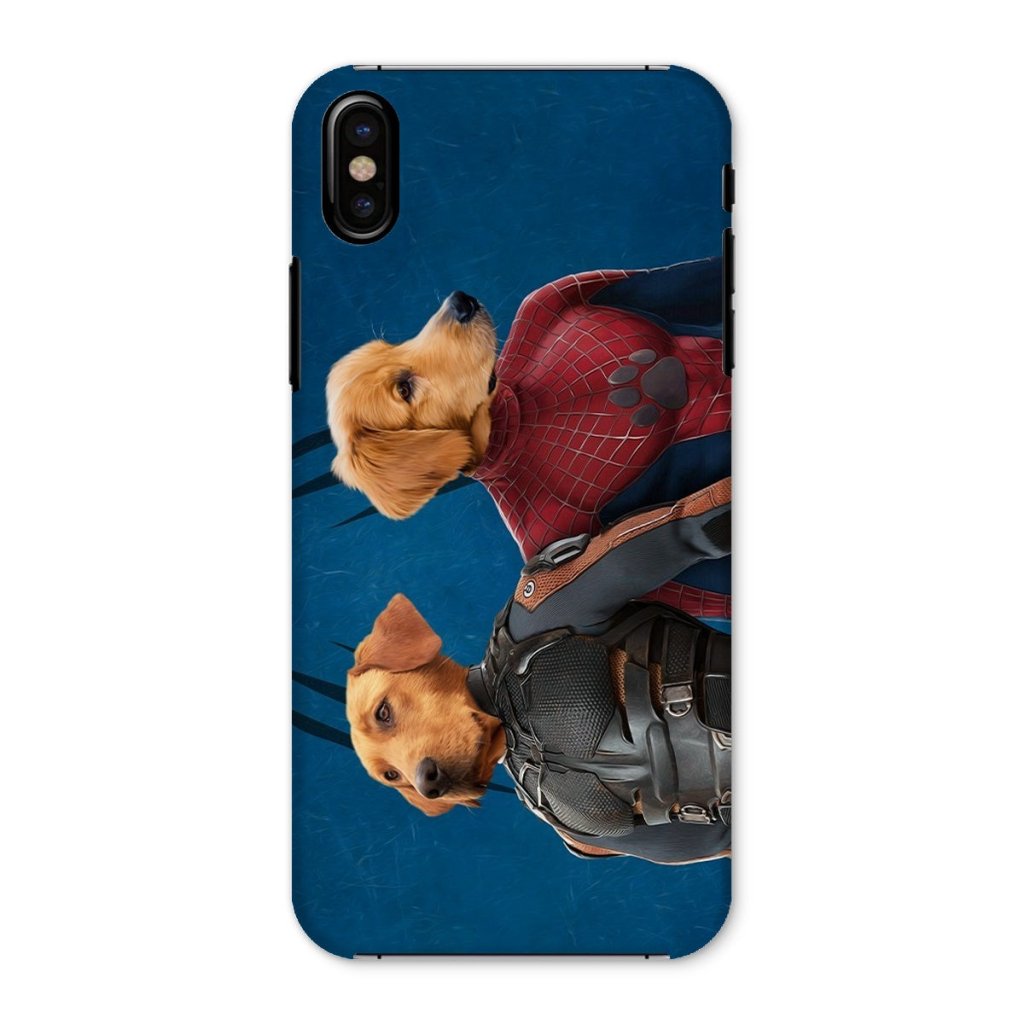 Pet Portraits | Wolverine & Spider Paw: Custom Pet Phone Case | Paw & Glory