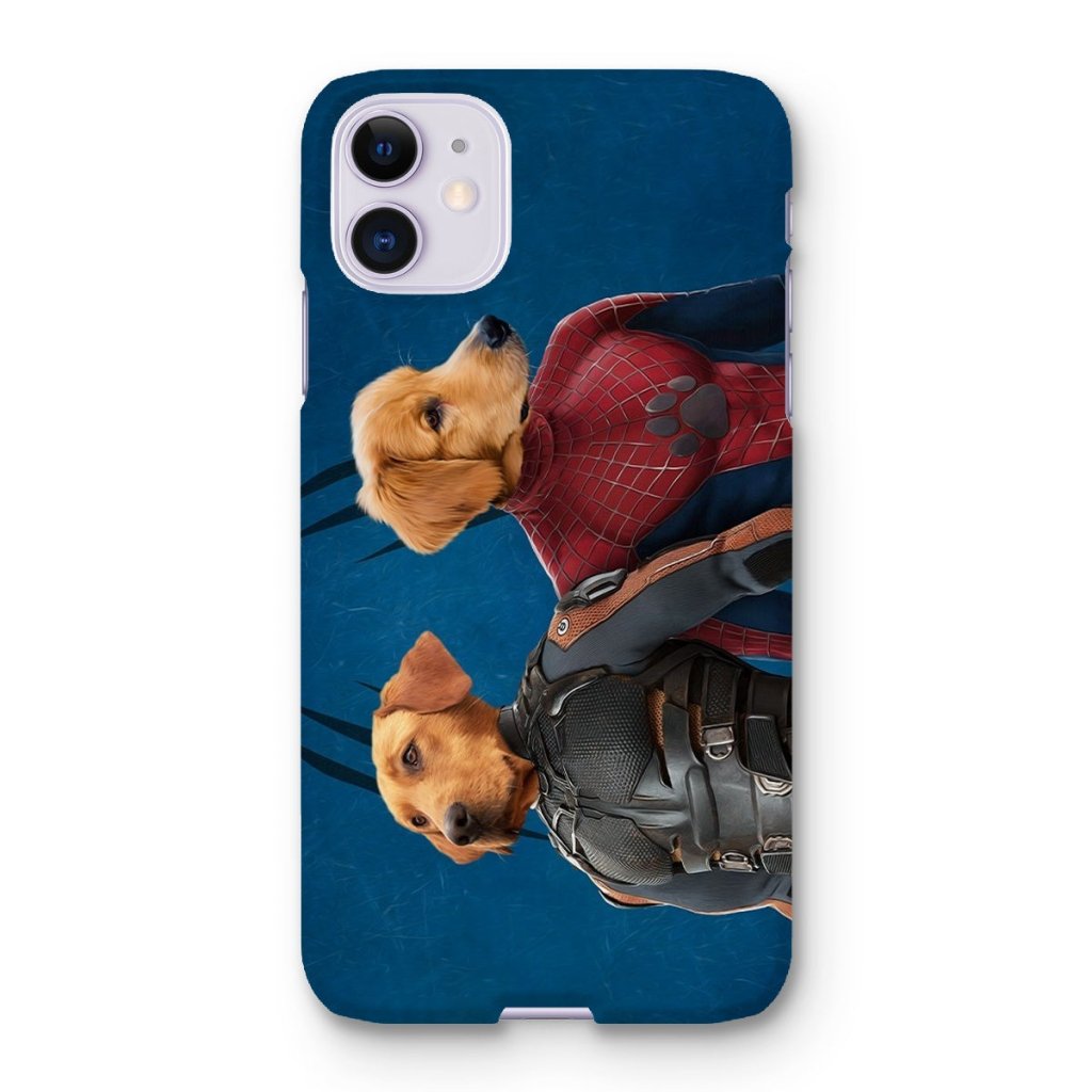 Pet Portraits | Wolverine & Spider Paw: Custom Pet Phone Case | Paw & Glory