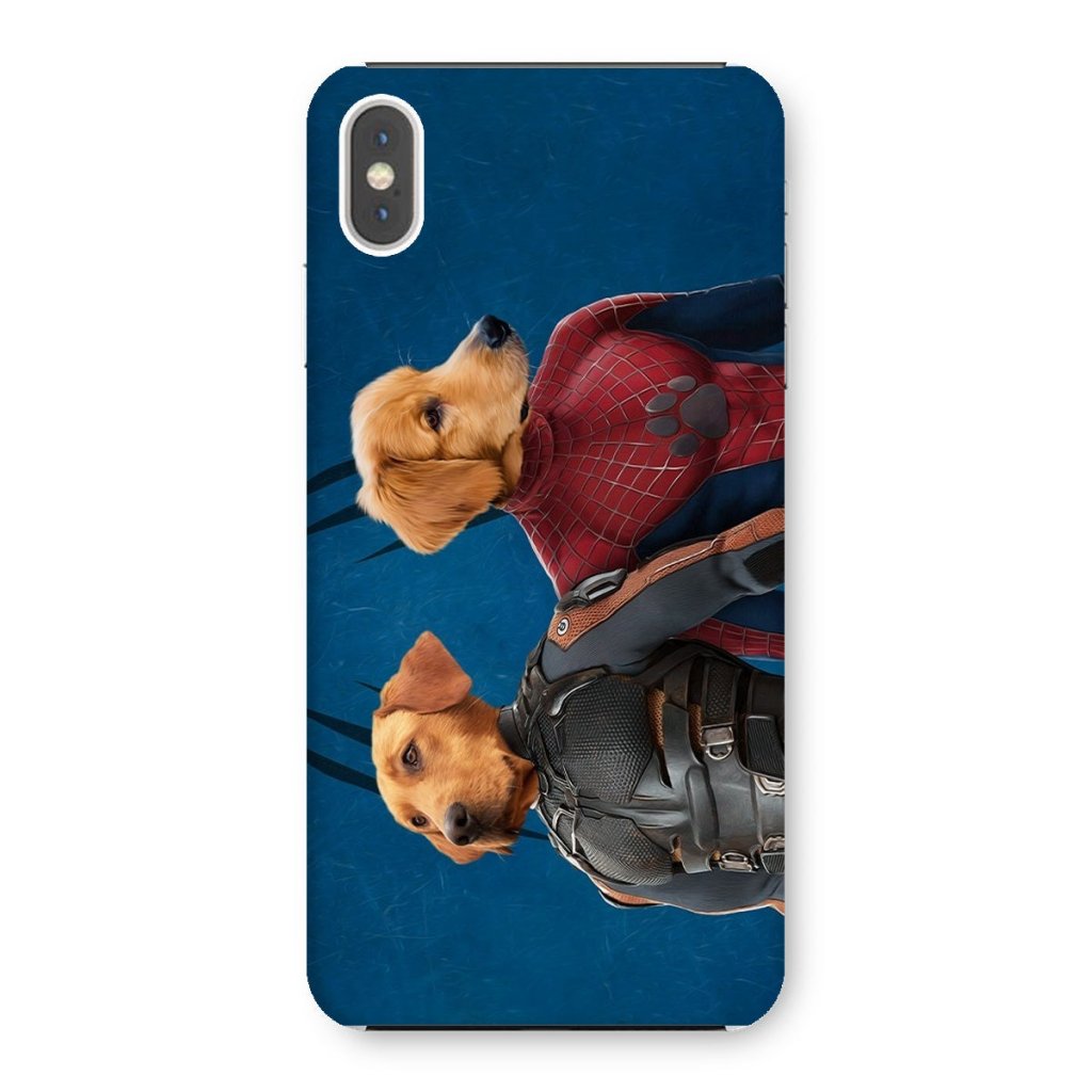 Pet Portraits | Wolverine & Spider Paw: Custom Pet Phone Case | Paw & Glory