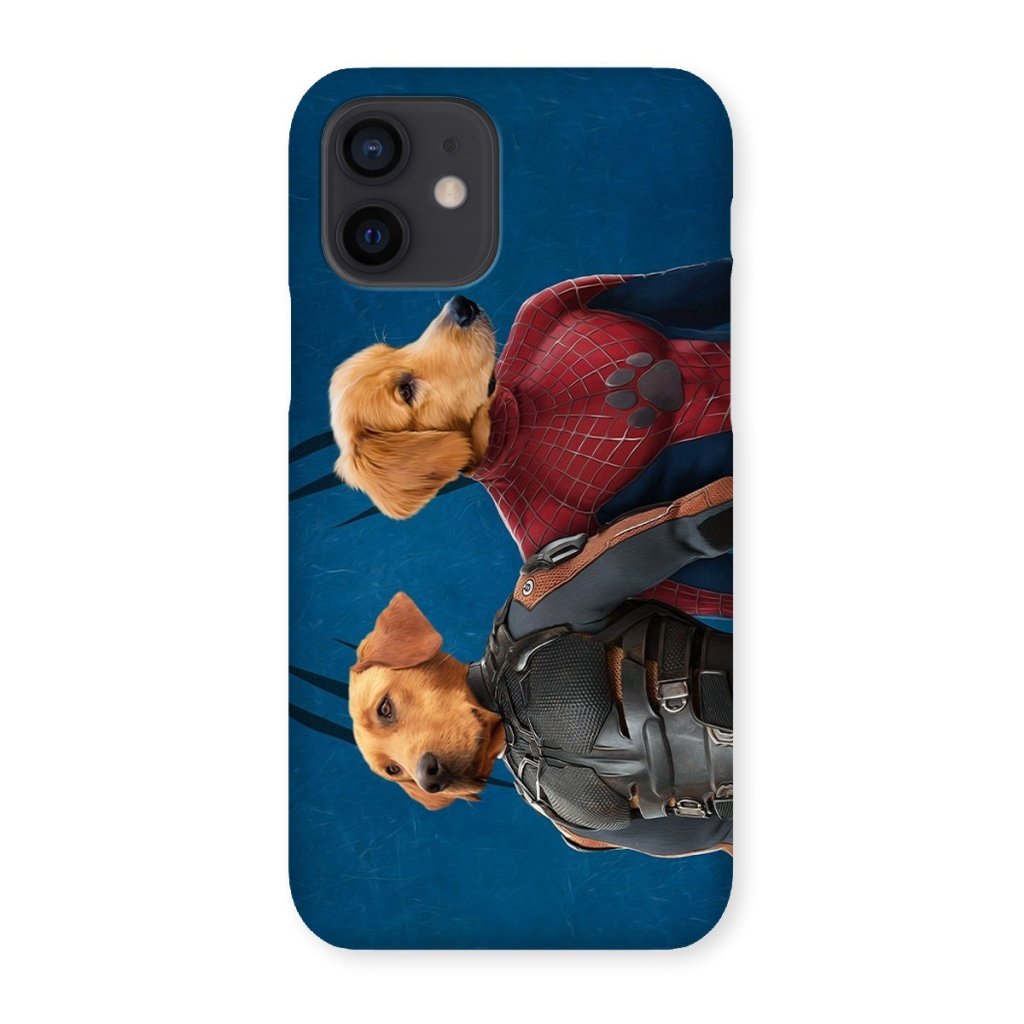 Pet Portraits | Wolverine & Spider Paw: Custom Pet Phone Case | Paw & Glory