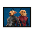 Wolverine & Spider Paw: Custom Pet Portrait