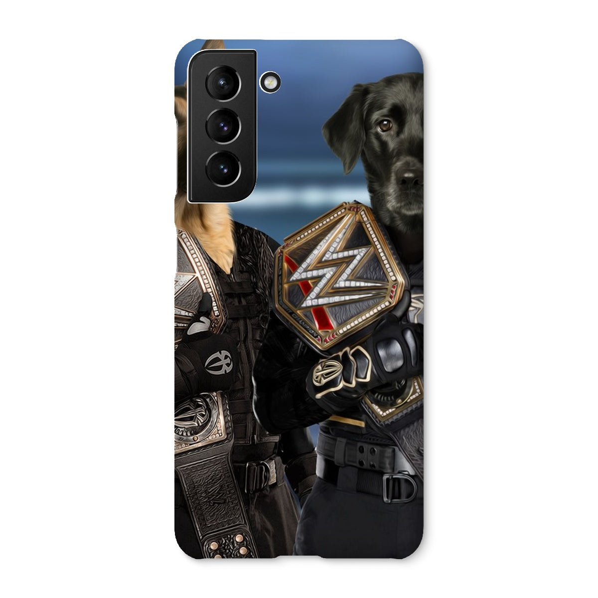 Pet Portraits | WrestleMania Champs: Custom Pet Snap Phone Case | Paw & Glory